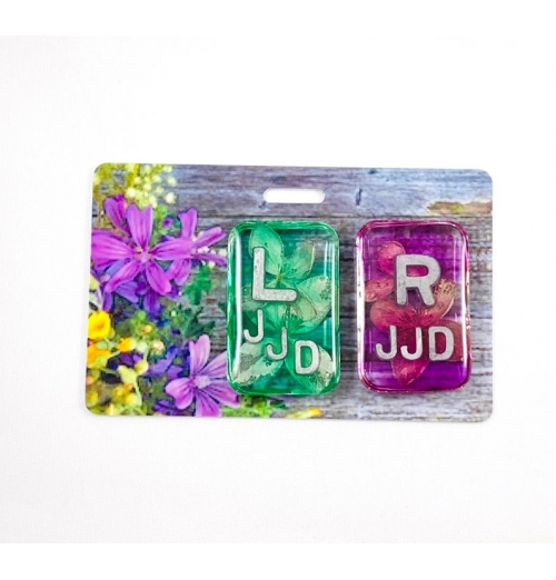 Custom Prints X-ray Marker Holder Card for just self-Adhesive Markers